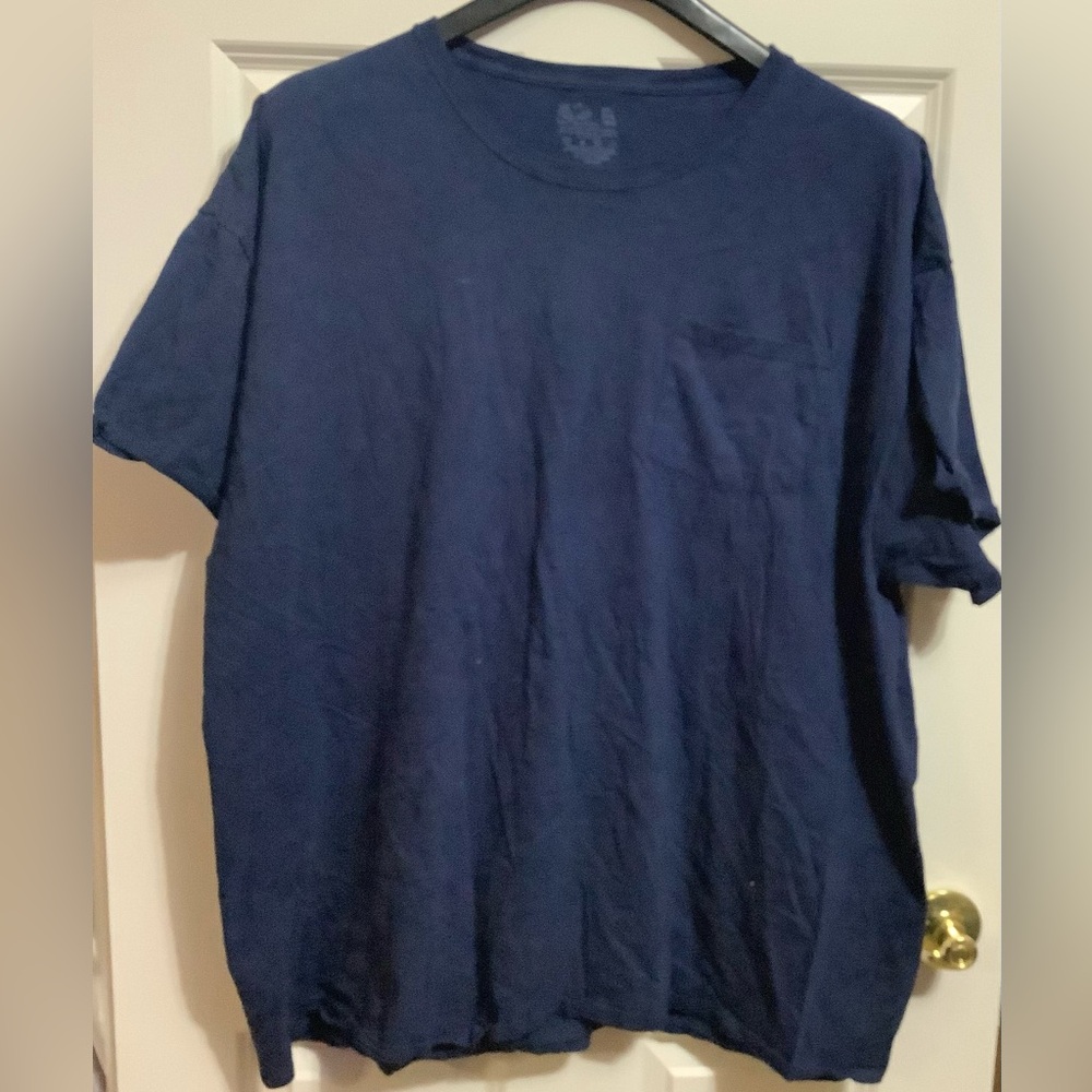 MEN NAVY BLUE TEE 3X